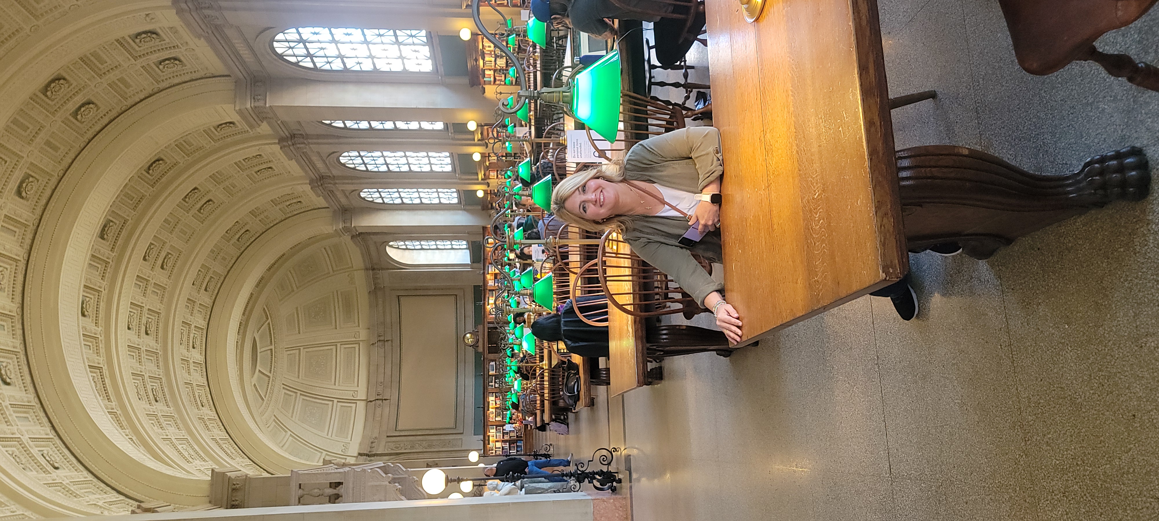 Boston Public Library Bates Reading Room