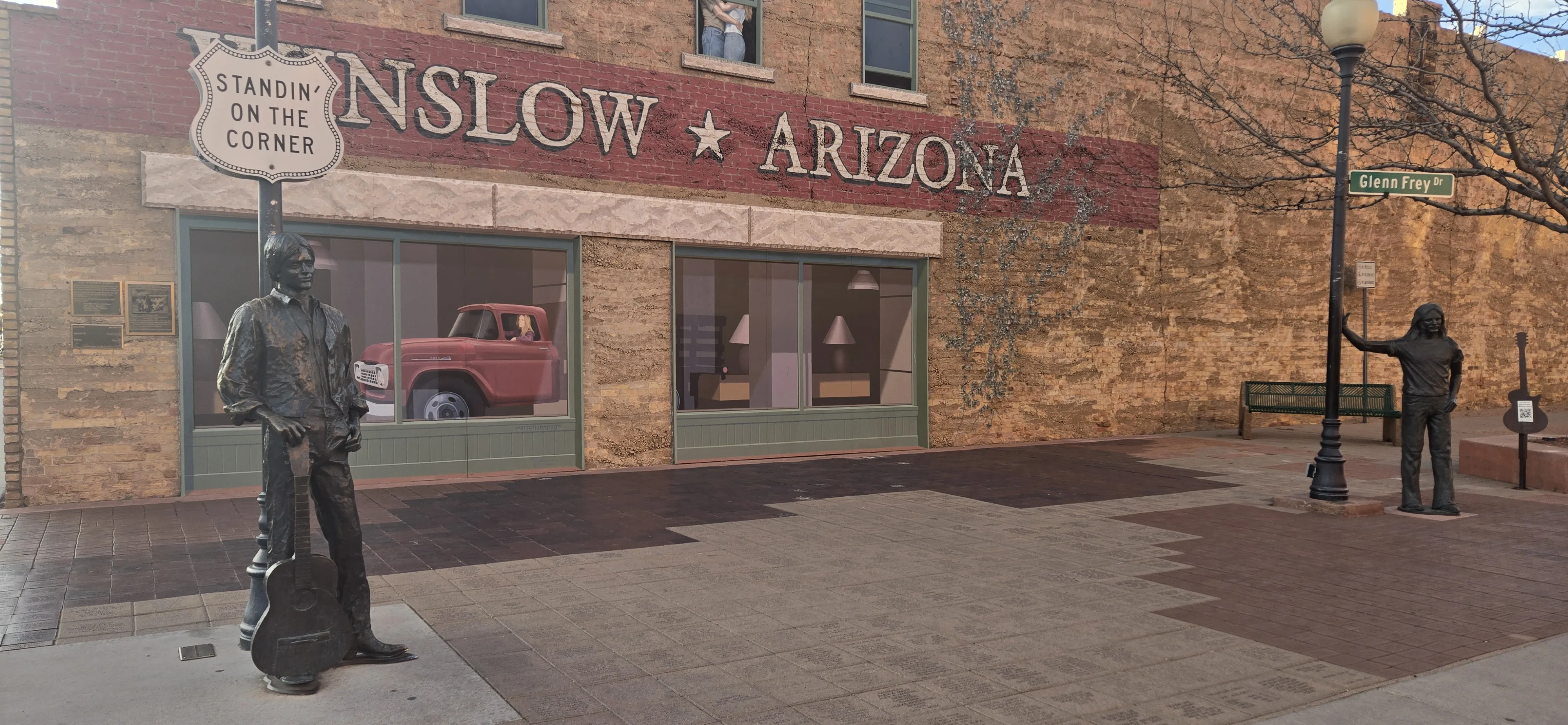 Standin on the Corner Winslow Arizona